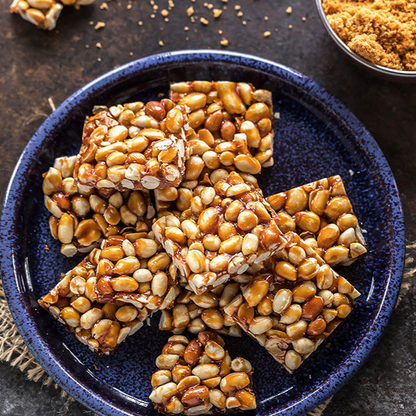 Groundnut Chikki / Peanut Chikki Andhra Style AHA Home Foods